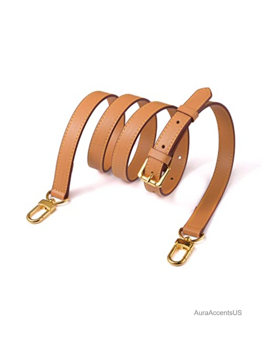 Vachetta Leather Adjustable Crossbody Strap for Women's Handbags Replacement DIY